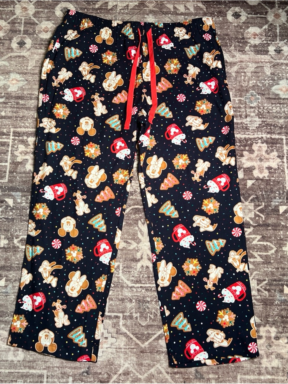 Old Navy x Disney Women’s 100% Cotton Casual Loungewear Flannel Pajama Pants|XL